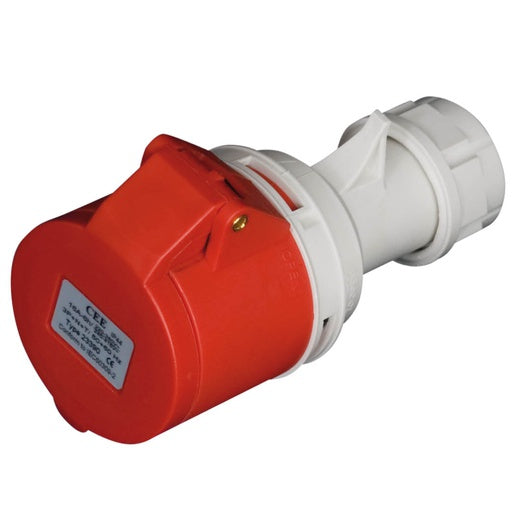 Base aerea Cetac 5P (3P+N+t) 16A IP44 Roja REF: 002300390