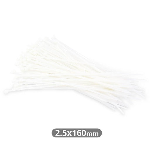Bolsa 100u bridas 100% nylon 160x2.5mm
