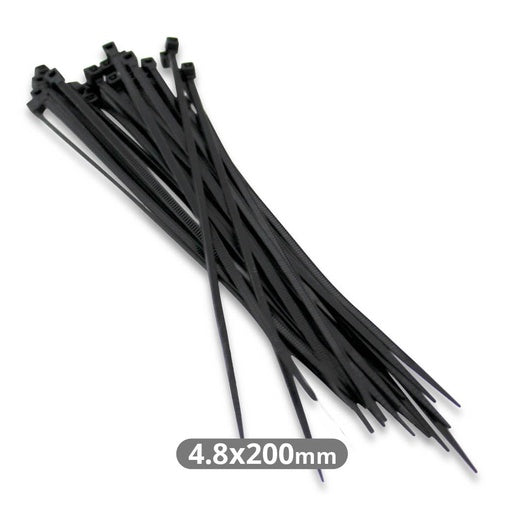 Bolsa 100u bridas 100% nylon 200x4.8mm