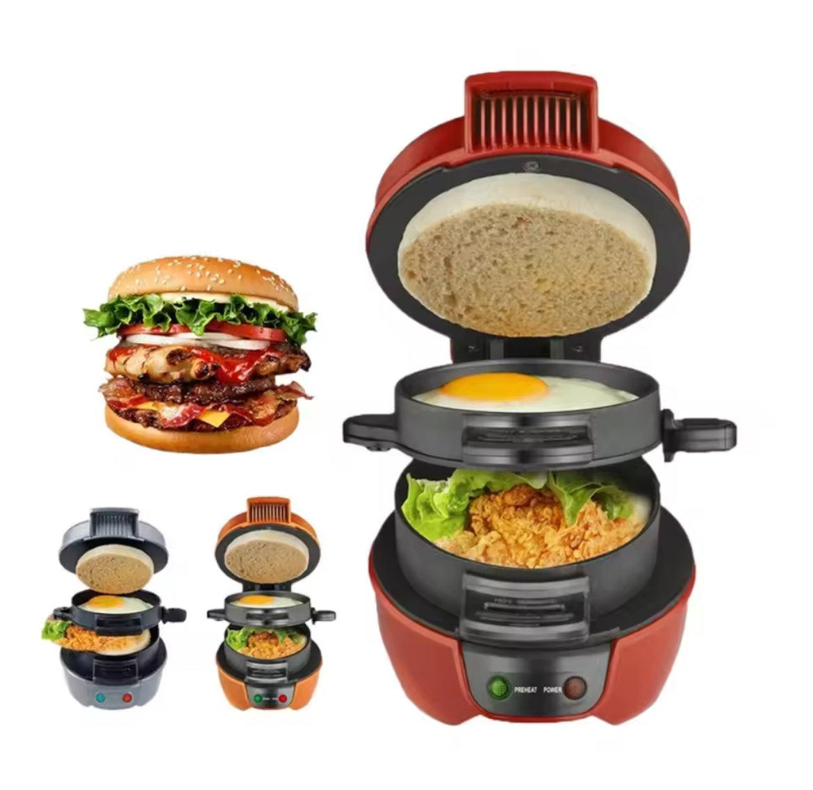 Plancha para hamburguesa
