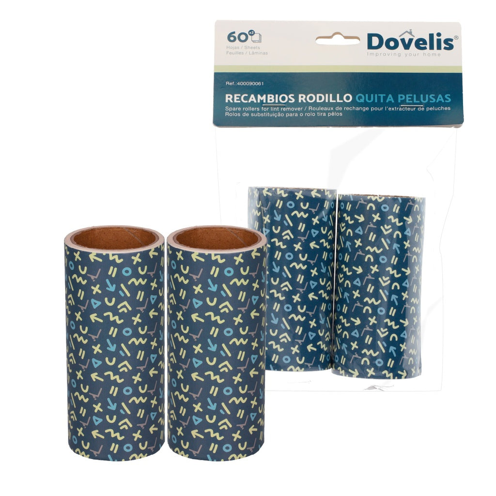 Recambios 2 rodillos para quita pelusas