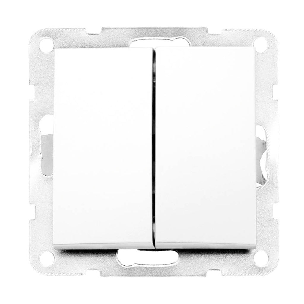 Doble Conmutador Blanco