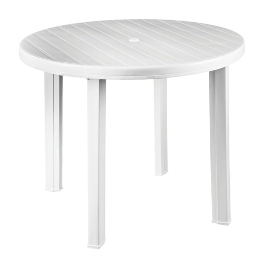 Mesa redonda polipropileno jardín 900x720mm