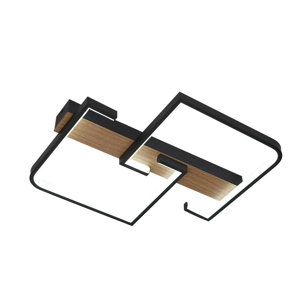 Plafon Frondella 76w 3000-4000-6500k Blanco/haya 8360 Lm C/remoto,memoria Y Reg.intensidad 6x45x38cm