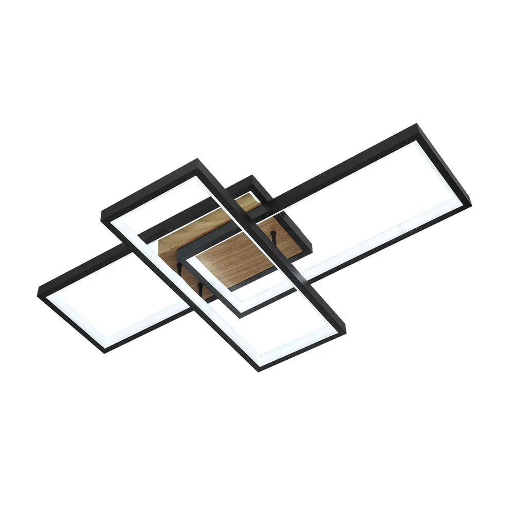 Plafon Madaleta 104w 3000-4000-6500k Blanco/haya 11440 Lm C/remoto,memoria Y Reg.intensidad 9,5x62x38,5cm