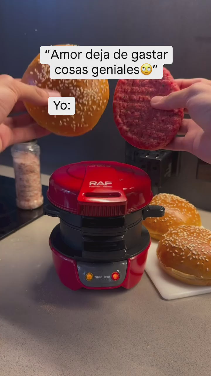 Plancha para hamburguesa